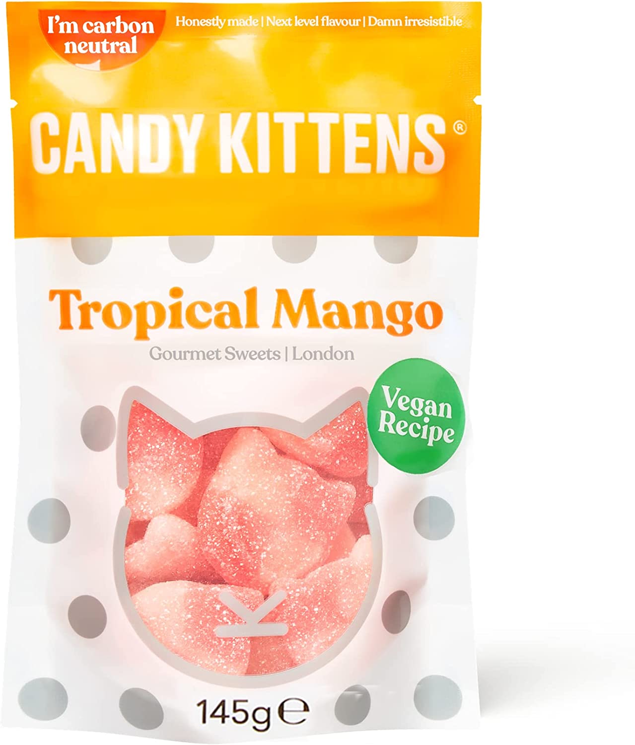 Candy Kittens Tropical Mango Gourmet Sweets Sharing Bag 145g RRP 3 CLEARANCE XL 1.99 or 2 for 3